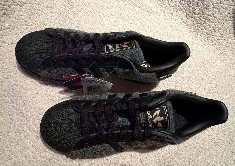 Adidas Superstar II Wool Black Grey Men's Sneakers M20731